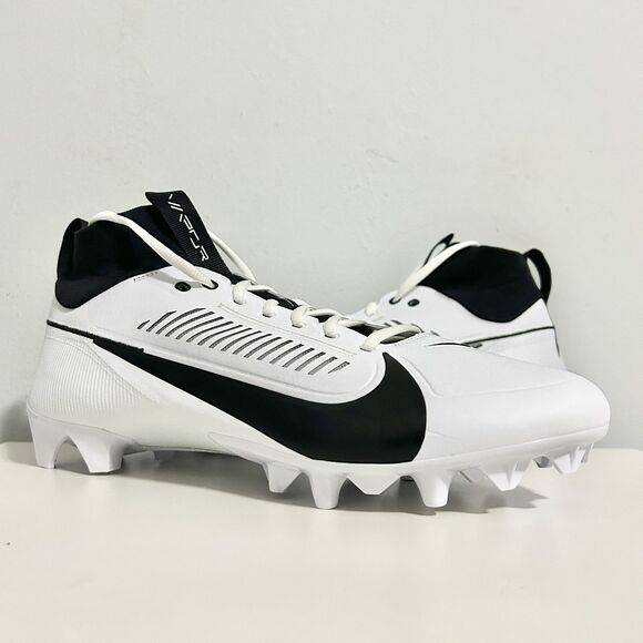 Nike Vapor Edge Pro 360 2 Carbon FF “White Black” Men’s Size 14 Football Cleats - Picture 1 of 8